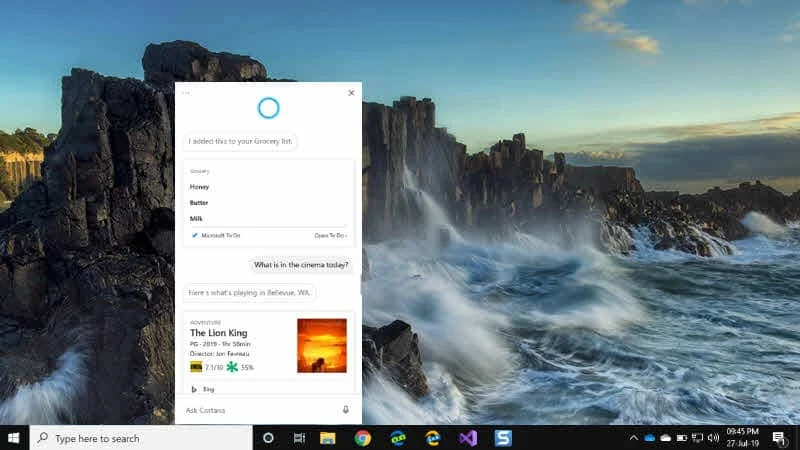Microsoft starts testing new Cortana beta app with a new fresh look where you can type or speak to it Microsoft starts testing new Cortana beta app with a new fresh look where you can type or speak to it