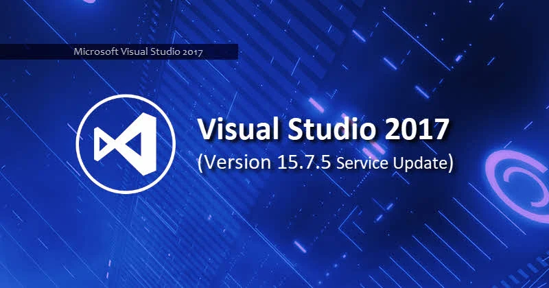 Download latest version of Microsoft Visual Studio 2017 version 15.7 Update 5 (15.7.5) Download latest version of Microsoft Visual Studio 2017 version 15.7 Update 5 (15.7.5)