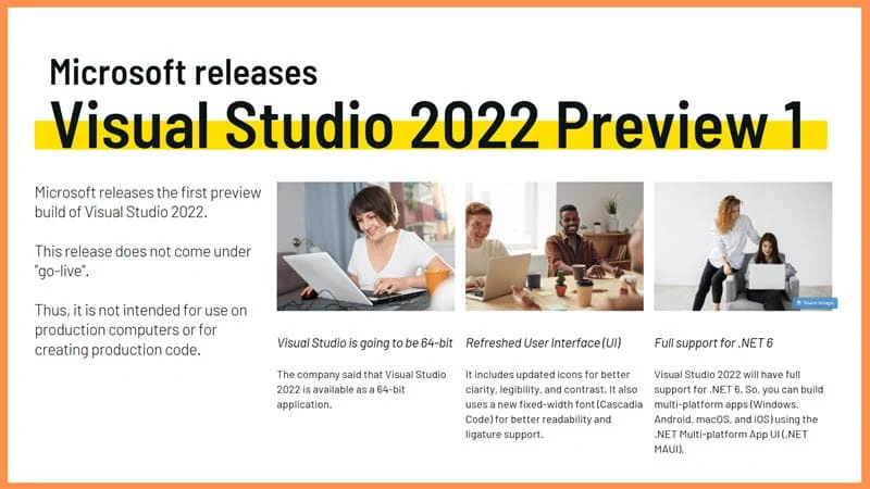 Visual Studio 2022 (64-bit) Public Preview build is now available for download Visual Studio 2022 (64-bit) Public Preview build is now available for download