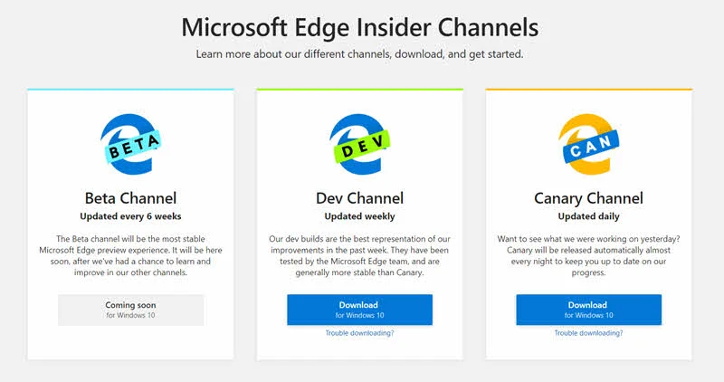 Microsoft Edge Insider Channels are now open for everyone Microsoft Edge Insider Channels are now open for everyone