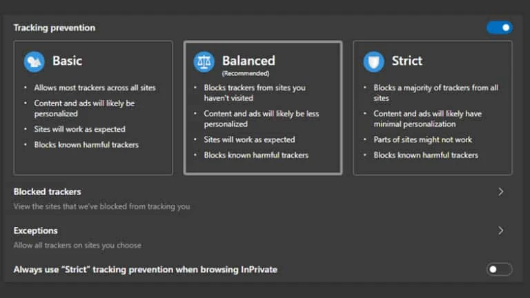 How to enable tracking protection in new Microsoft Edge (chromium)? How to enable tracking protection in new Microsoft Edge (chromium)?
