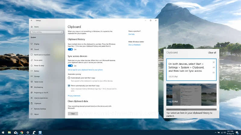Here's how to sync clipboard across devices on Windows 10 Here's how to sync clipboard across devices on Windows 10