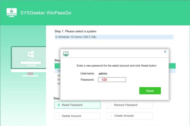 How to reset Windows 10 password using SYSGeeker WinPassGo How to reset Windows 10 password using SYSGeeker WinPassGo