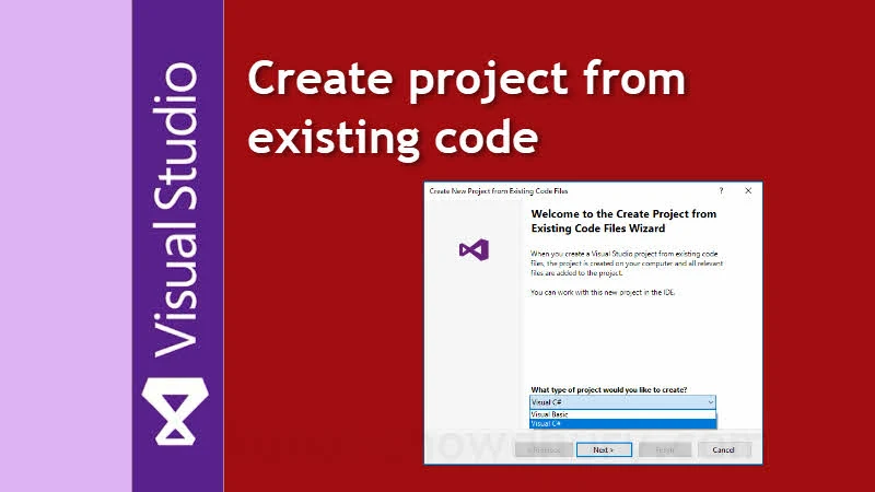 Visual Studio Productivity Tips: How to create a project from existing code in Visual Studio Visual Studio Productivity Tips: How to create a project from existing code in Visual Studio