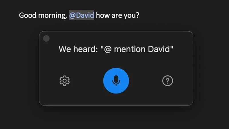 You can now use your voice to send email and @mention people in Outlook client You can now use your voice to send email and @mention people in Outlook client