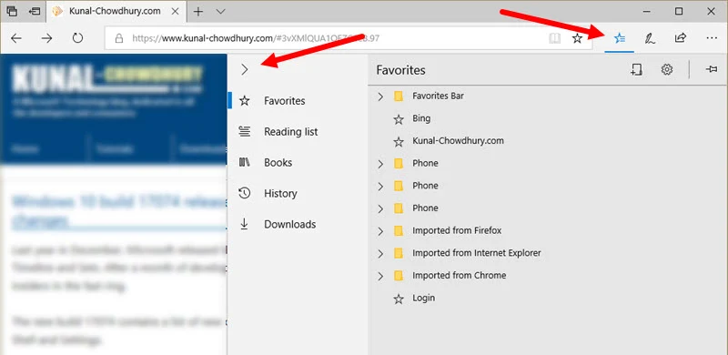 Microsoft Edge improvements in Windows Insiders build 17074 Microsoft Edge improvements in Windows Insiders build 17074