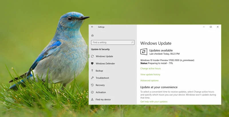 Windows 10 Insiders Preview Build 17083 is now rolling out Windows 10 Insiders Preview Build 17083 is now rolling out