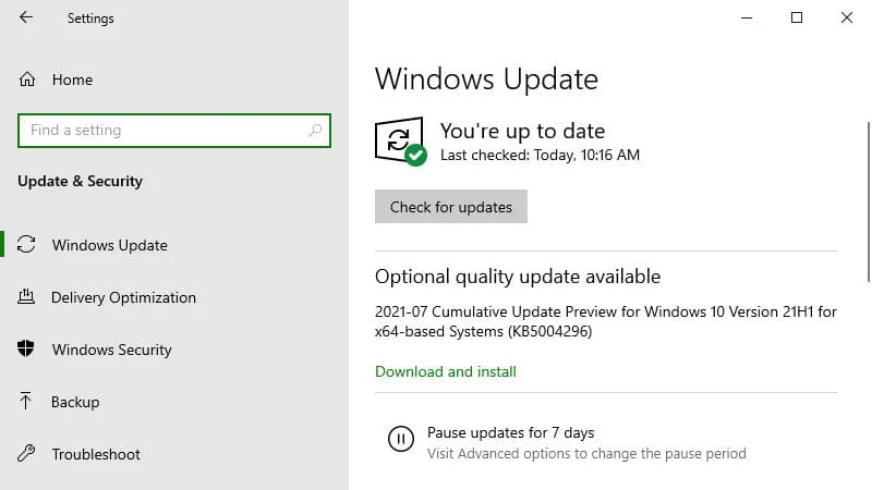 Windows 10 update KB5004296 adds new improvements for Windows 10 version 21H1, Windows 10 version 20H2, and Windows 10 version 2004 Windows 10 update KB5004296 adds new improvements for Windows 10 version 21H1, Windows 10 version 20H2, and Windows 10 version 2004