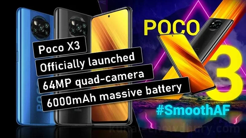 Poco X3 with 64MP Camera, 6,000mAh battery Launched in India: Specifications, Price Poco X3 with 64MP Camera, 6,000mAh battery Launched in India: Specifications, Price